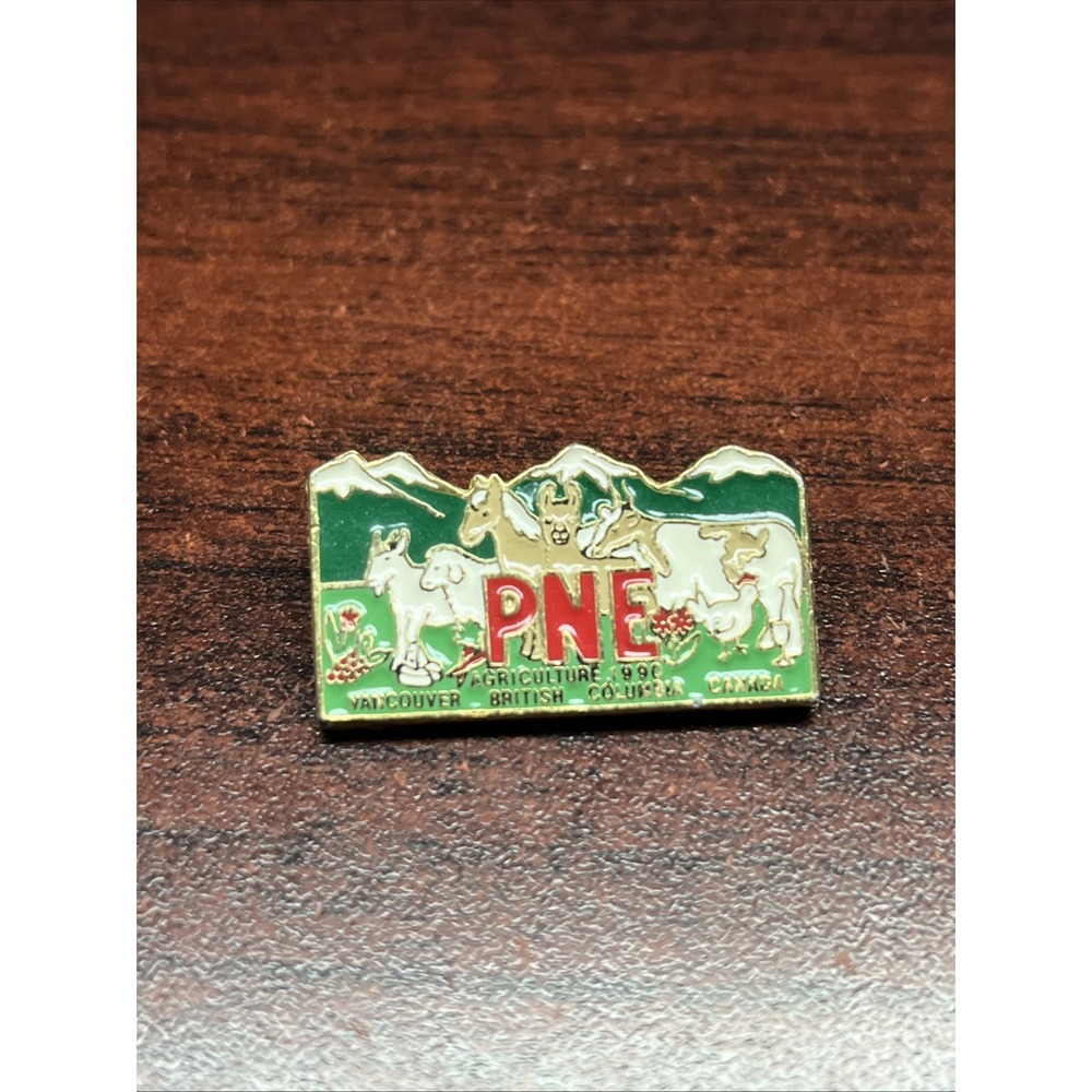 1990 Pacific National Exhibition PNE Agriculture Vancouver Canada Lapel Hat Pin